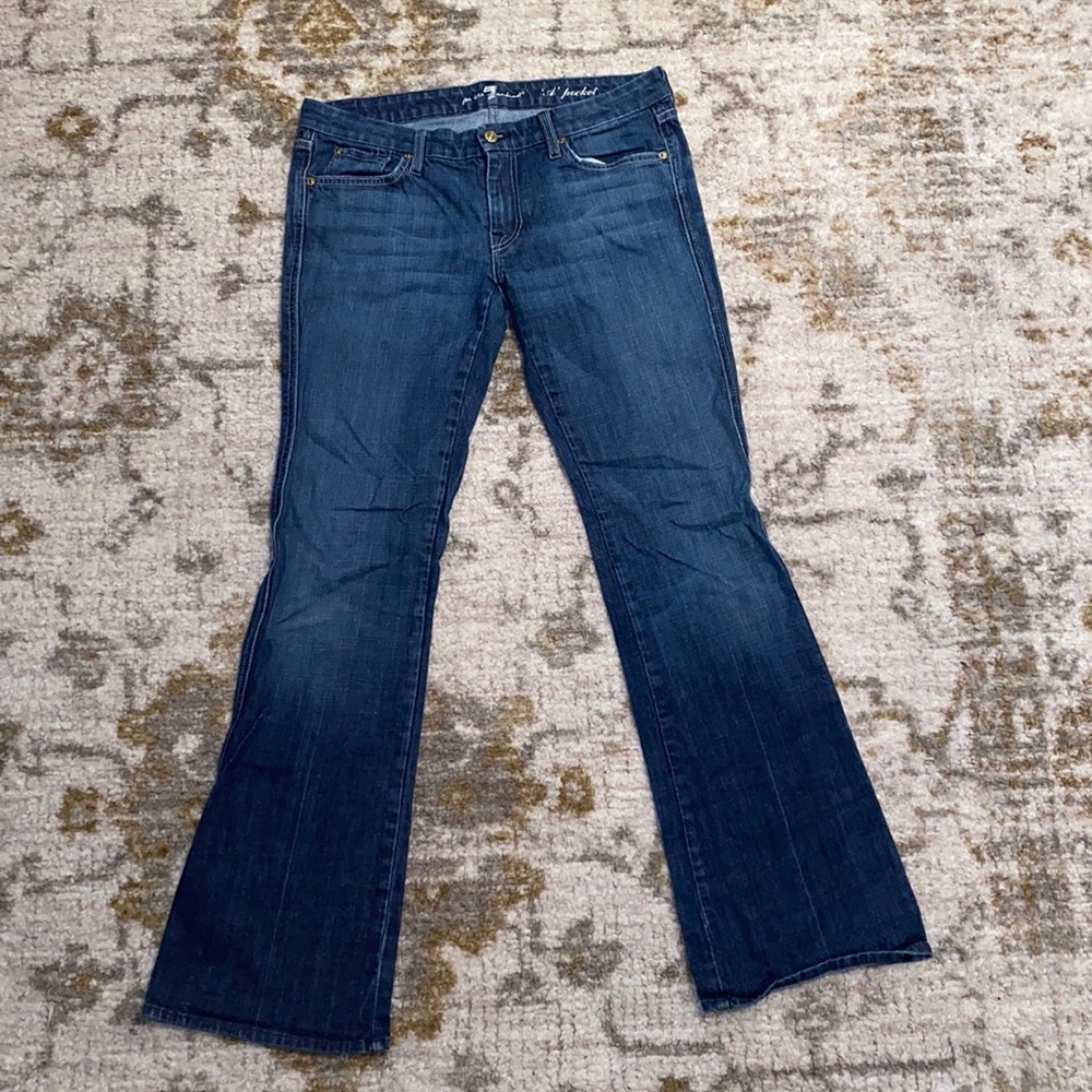 Womens Dark Wash SEVEN 7 jeans
